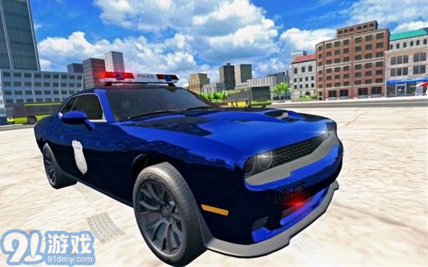真正的道奇肌肉警車駕駛1