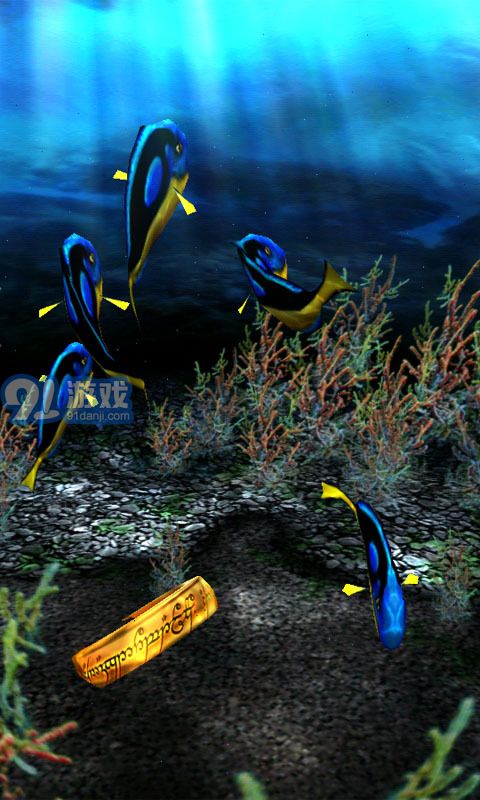 3d水族館動態(tài)壁紙1