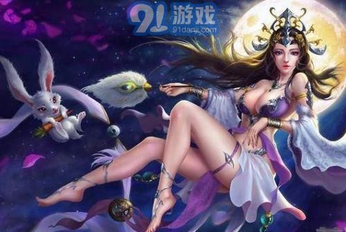 王者榮耀女英雄嫦娥去yi無遮擋無愛心無煙霧圖片下載2