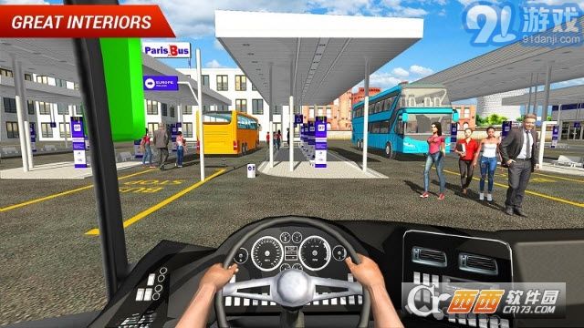 2018公交車駕駛模擬器無限金幣版3