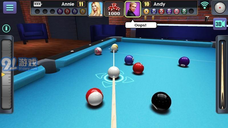 3D Pool Ball3