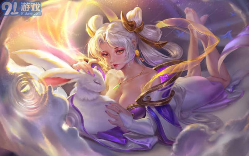 王者榮耀嫦娥趴床高清壁紙app1