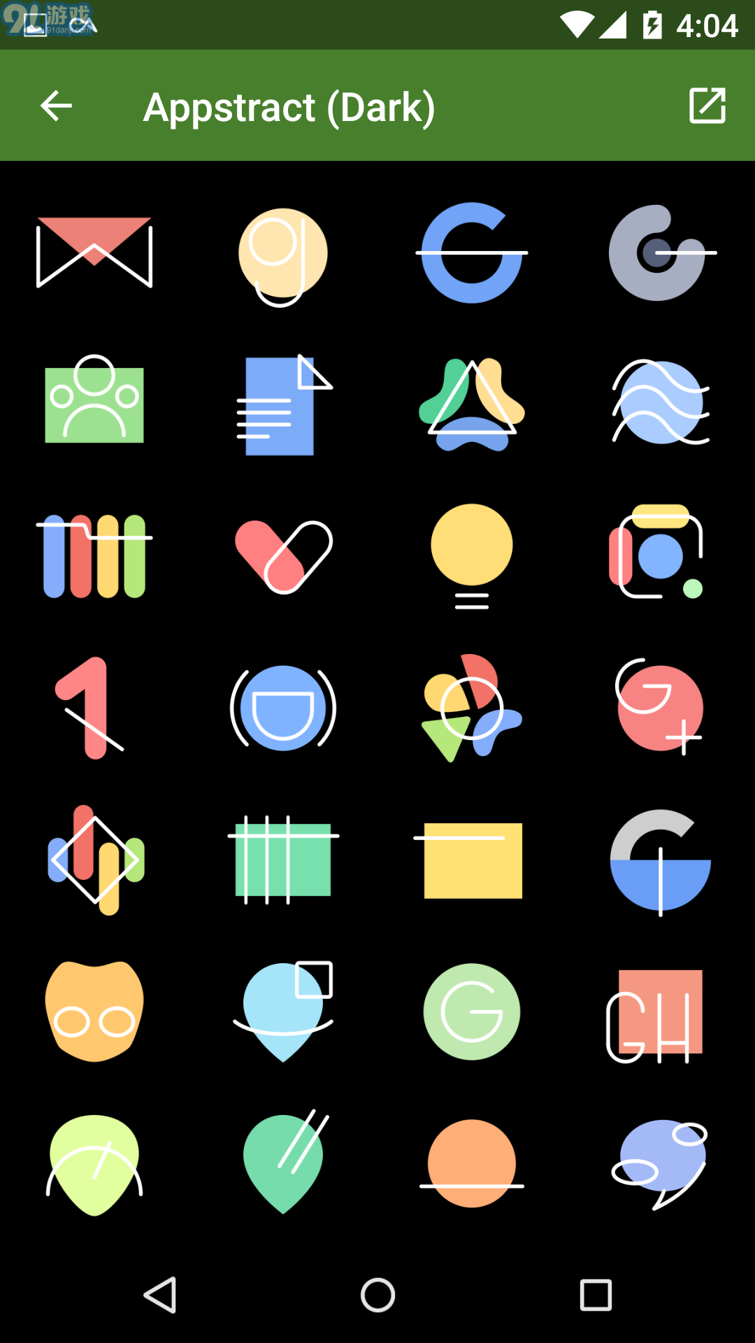 Appstract黑色圖標(biāo)包4