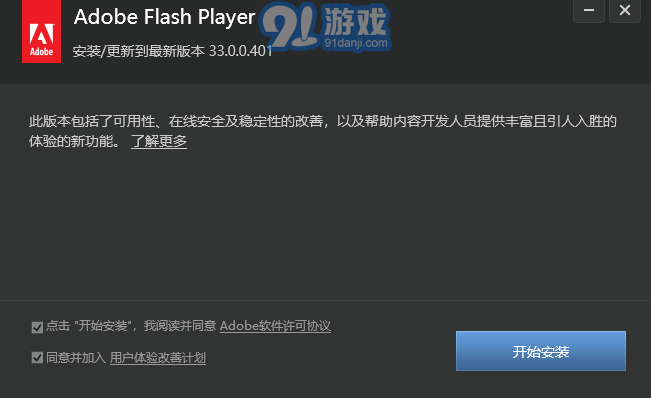 adobeflashplayer國(guó)際版v33.0.0.401官方版1
