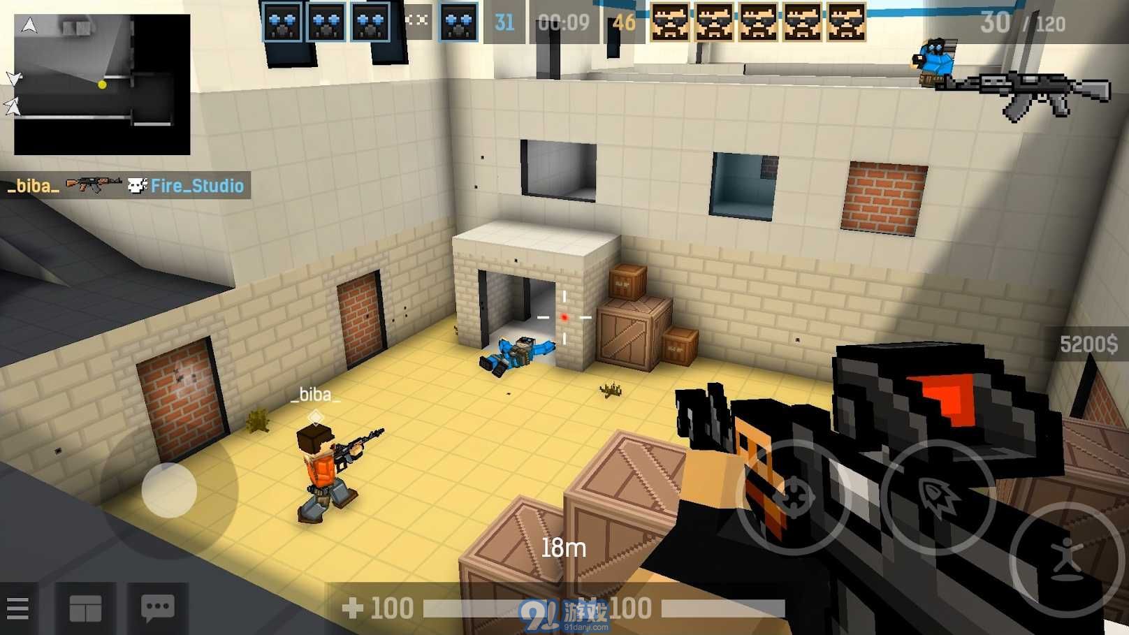 CS之方塊戰(zhàn)爭(zhēng)修改版(Block Force Cops N Robbers)V2.1.5 安卓版3