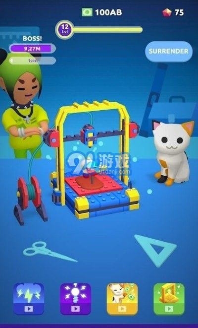閑置的3D打印機(jī)無(wú)限鉆石3