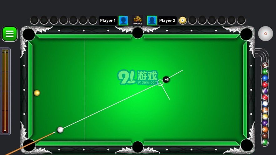8球迷你桌球1