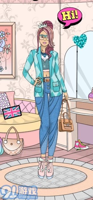 女孩裝扮和涂色書3
