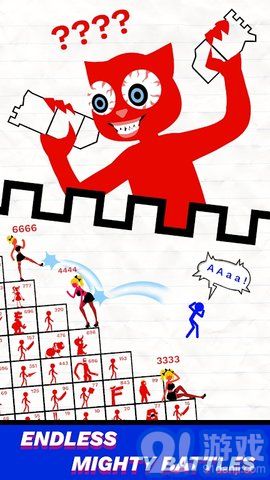 火柴人戰(zhàn)斗強(qiáng)大的塔防戰(zhàn)爭(zhēng)（Stick Battle: Mighty Tower）1