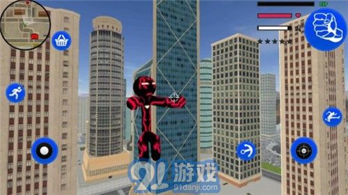 火柴人繩索紅蜘蛛俠無限金幣版3