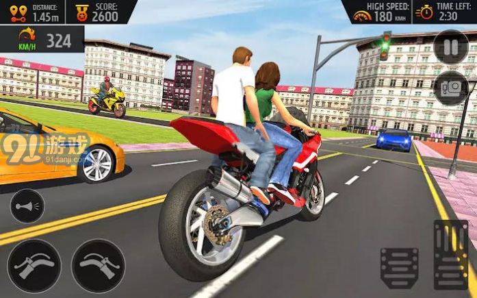自行車出租車駕駛模擬器3D2