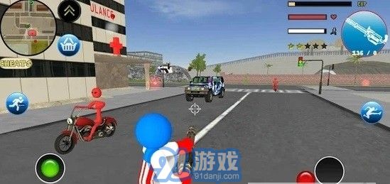 火柴人隊(duì)長(zhǎng)繩索英雄1