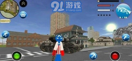 火柴人隊(duì)長(zhǎng)繩索英雄2