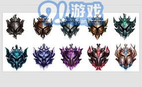 LOL所有段位图谱