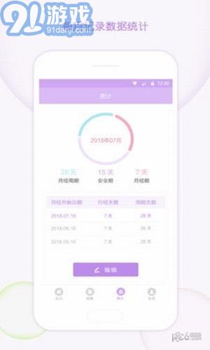大姨媽記錄軟件3