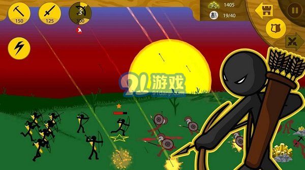 火柴人戰(zhàn)爭黃金巨人皮膚版1