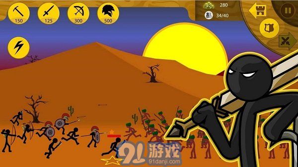 火柴人戰(zhàn)爭黃金巨人皮膚版2