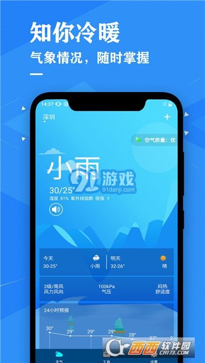 天氣預(yù)報(bào)降雨預(yù)警2
