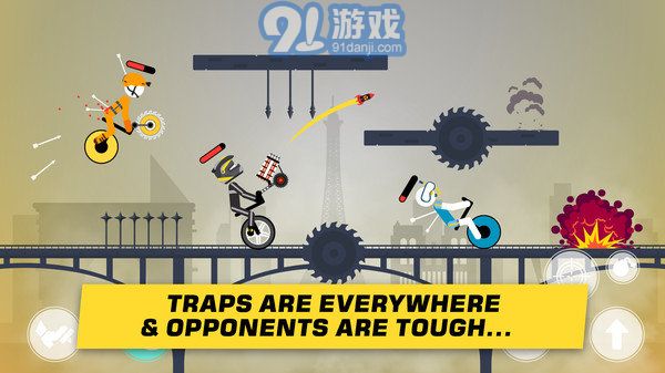 火柴人獨輪車對決4