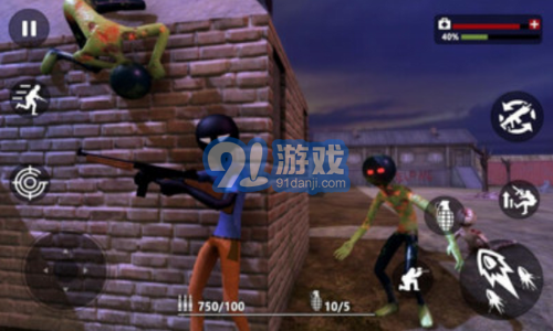 火柴人僵尸英雄2