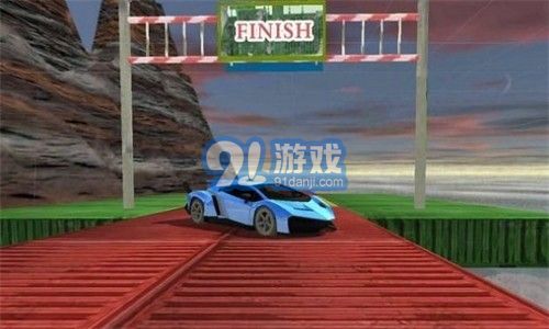 天空賽道終極汽車特技比賽1