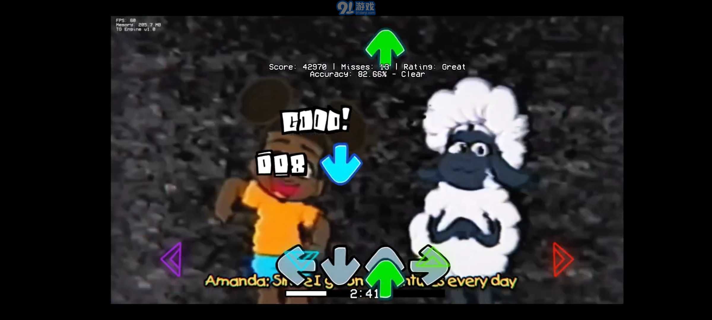 FNF愛冒險的阿曼達2