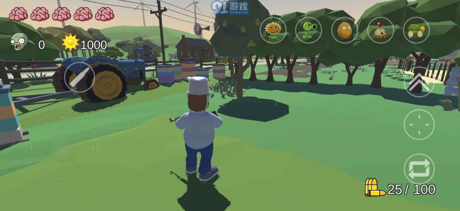 火山哥哥植物大戰(zhàn)僵尸3D版1