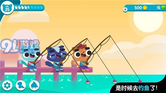 小貓釣魚(yú)游戲中文版游戲2