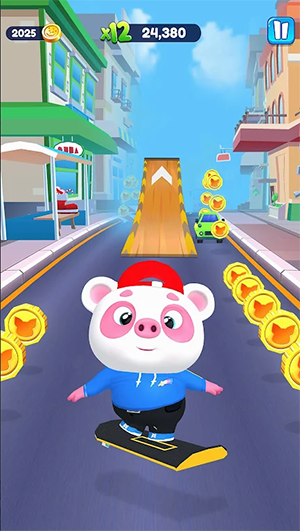 小豬熊貓跑酷3D3