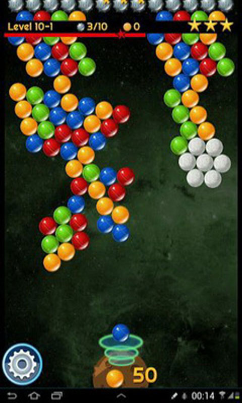 太空泡泡射擊3