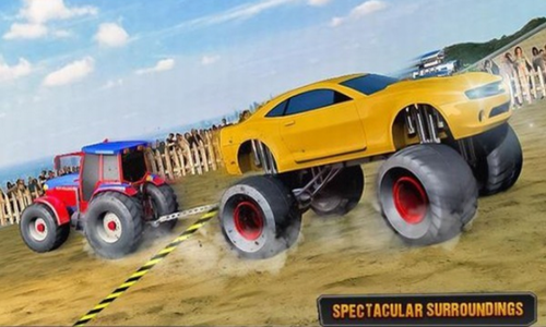卡車拖拉機(jī)拔河比賽3
