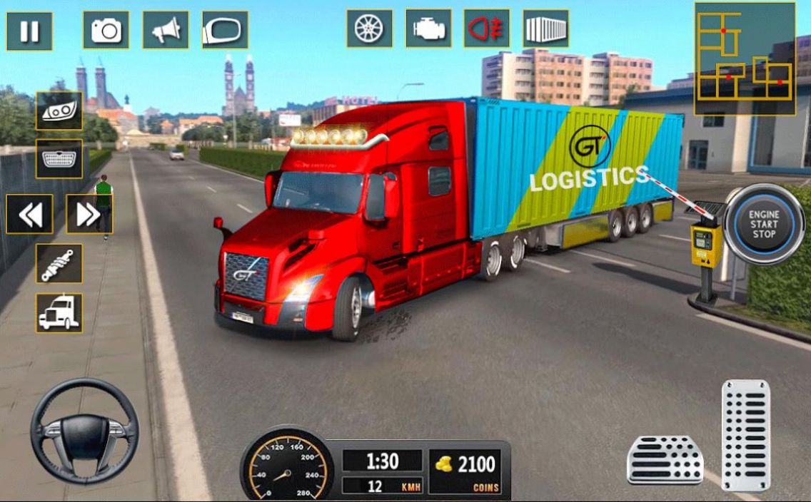 卡車駕駛停車模擬3D2