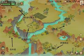 桃源記2地圖資源點(diǎn)和商人位置在哪