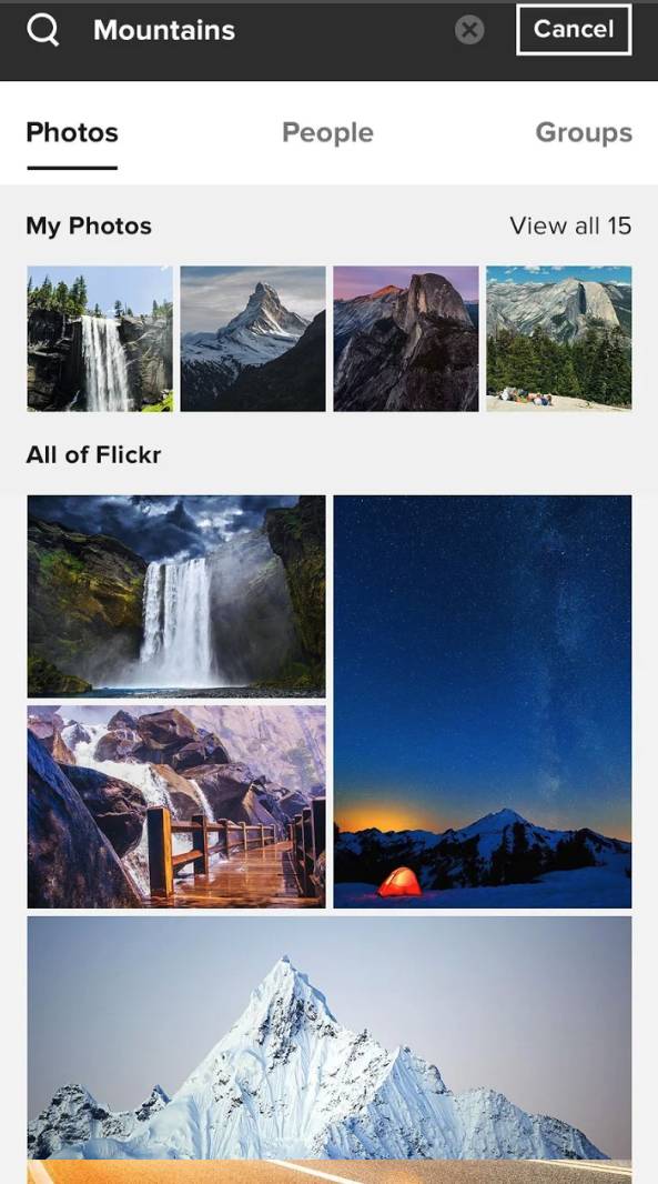 Flickr軟件下載(雅虎圖片應(yīng)用)V4.0.7 最新安卓版1