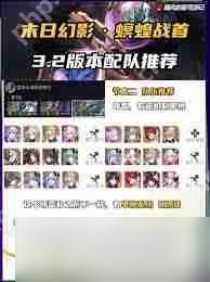 崩壞星穹鐵道3.2末日幻影如何搭配陣容
