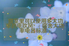 在寢室300w算大功率嗎