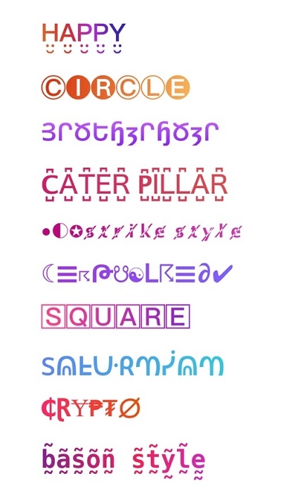 可愛字符(特殊符號鍵盤)4