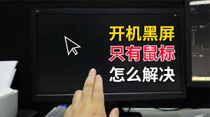電腦啟機后黑屏只有鼠標亮