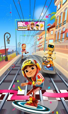 地鐵跑酷摩納哥（Subway Surf）1