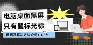 電腦進(jìn)入桌面黑屏只有鼠標(biāo)