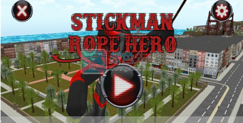 火柴人繩索英雄(Stickman Rope Hero無限金幣)for Android免費版1