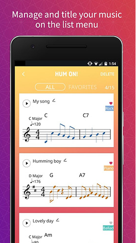 HumOn(HumOn哼歌譜曲)V1.1.56 安卓最新版4