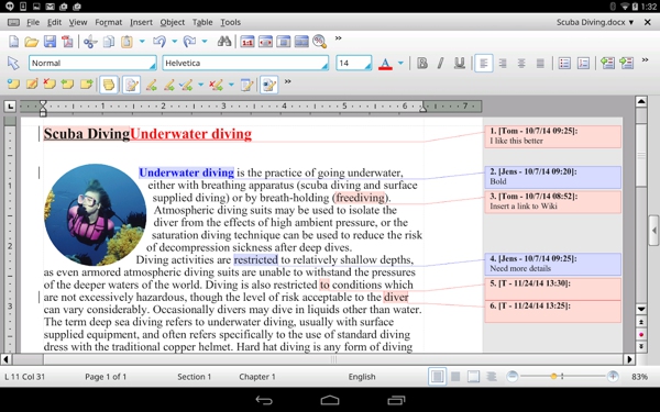 TextMaker HD2