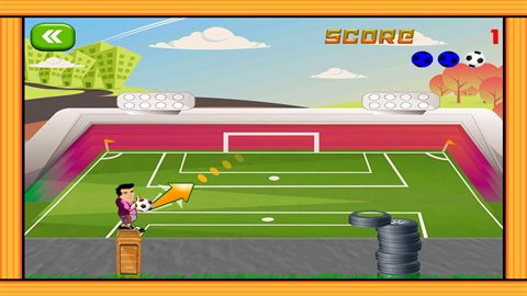 Football ball shooting contest university championship 1