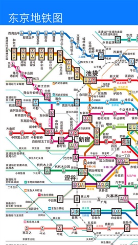 東京自由行地圖4