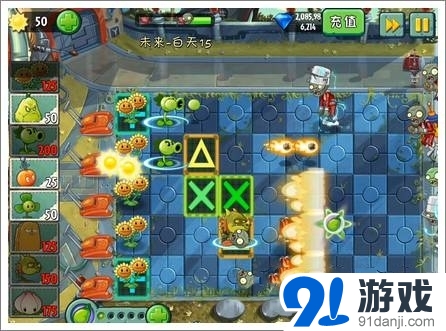植物大戰(zhàn)僵尸2未來世界第15關攻略 僵尸進階