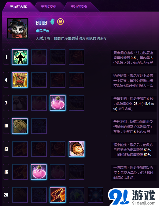 風(fēng)暴英雄麗麗天賦加點