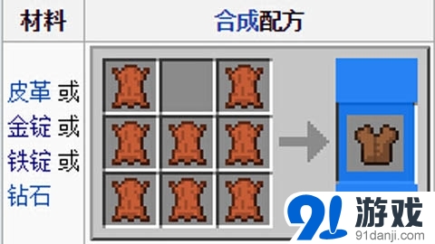 我的世界胸甲作用介紹
