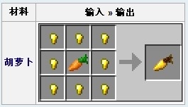 我的世界金蘿卜有什么用？