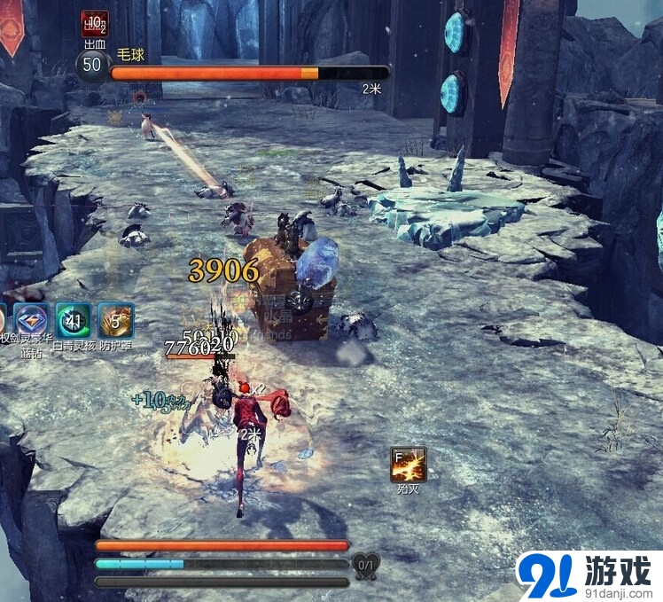 《劍靈》冰雪射擊場驚現(xiàn)小BUG 可以直接過去打雪人